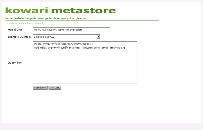 Load Existing RDF